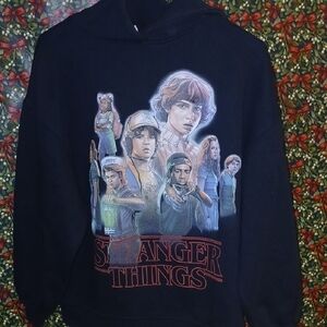 Zara Black Stranger Things Hoodie